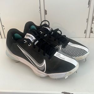Nike Force Zoom Trout 7 Pro Baseball Cleats Black CQ7224-005 Size 12 Men’s.